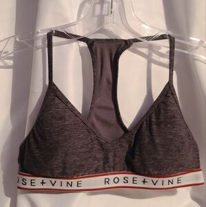 Rose + Vine Sports Bra - size  M/L